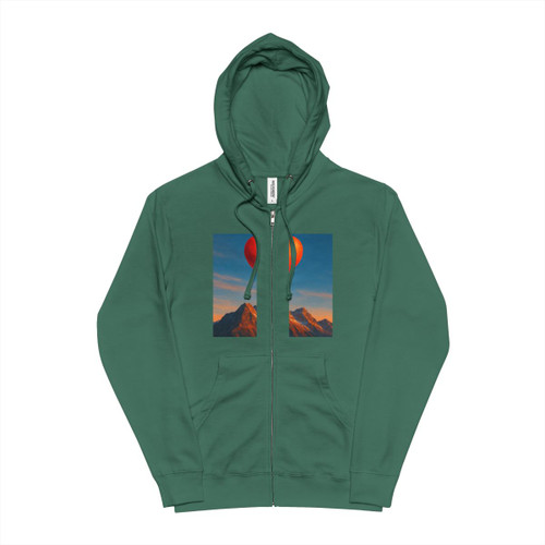 Brave Heart Rising - Unisex Fleece Zip Up Hoodie Brave Heart Rising - Unisex Fleece Zip Up Hoodie