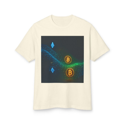Digital Currency Wave - Unisex Garment-Dyed Heavyweight Cotton Tee Digital Currency Wave - Unisex Garment-Dyed Heavyweight Cotton Tee