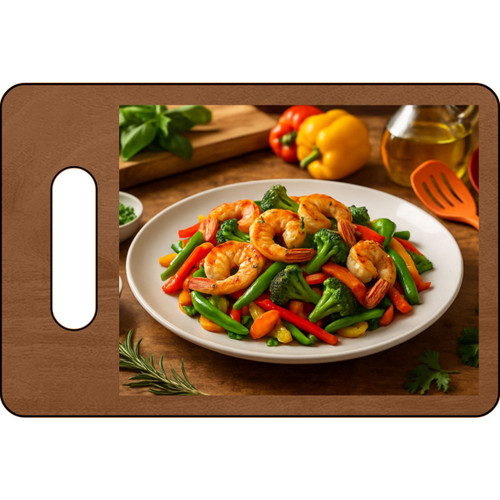 Flavorful Journeys - Wooden Cutting Board (Engraving)