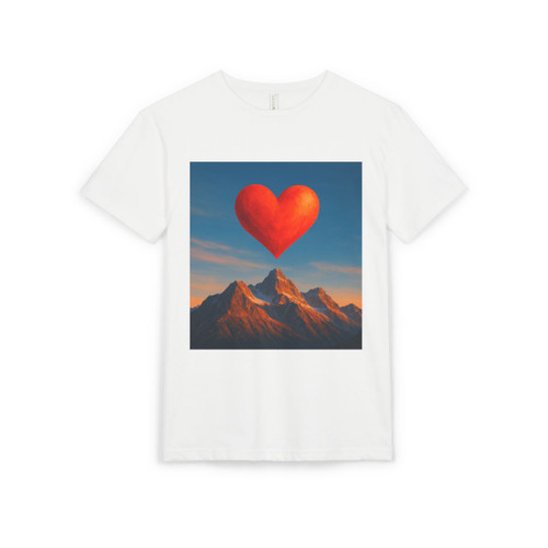 Brave Heart Rising - Unisex Sueded T-Shirt Brave Heart Rising - Unisex Sueded T-Shirt