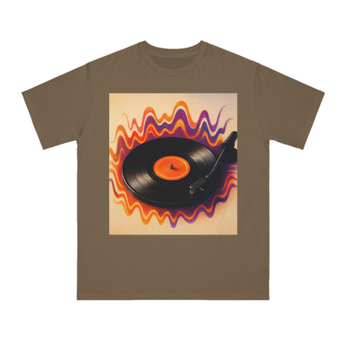 Groovy Vinyl Escape - Organic Unisex Classic T-Shirt