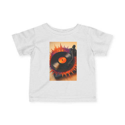 Groovy Vinyl Escape - Infant Fine Jersey Tee