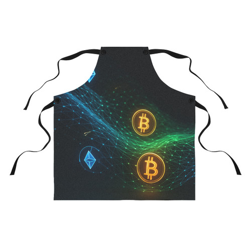 Digital Currency Wave - Apron (AOP)
