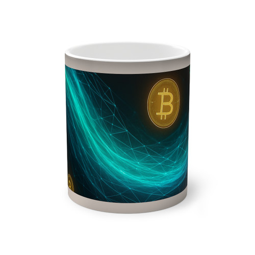 Digital Currency Wave - Color-Changing Mug, 11oz