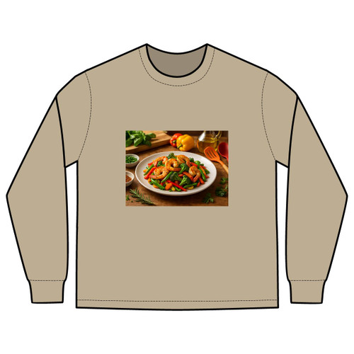 Flavorful Journeys - Men's Heavy Faded Long Sleeve Tee Flavorful Journeys - Men's Heavy Faded Long Sleeve Tee