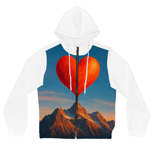 Brave Heart Rising - Women’s Full-Zip Hoodie (AOP) Brave Heart Rising - Women’s Full-Zip Hoodie (AOP)