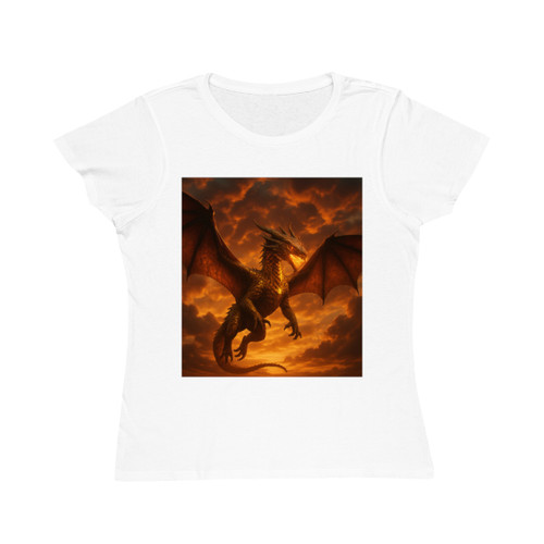 Golden Ember Serpent - Organic Women's Classic T-Shirt Golden Ember Serpent - Organic Women's Classic T-Shirt