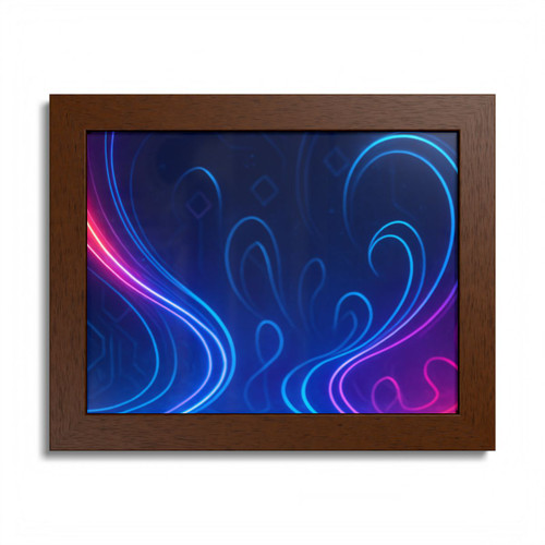 Digital Dreamscape - Framed Poster, Multi-Color