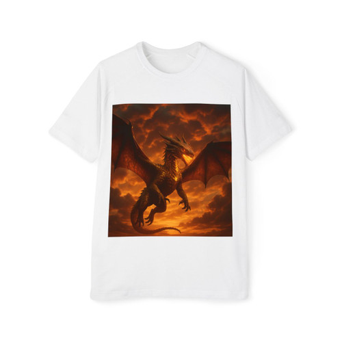 Golden Ember Serpent - Men's Raglan T-Shirt Golden Ember Serpent - Men's Raglan T-Shirt