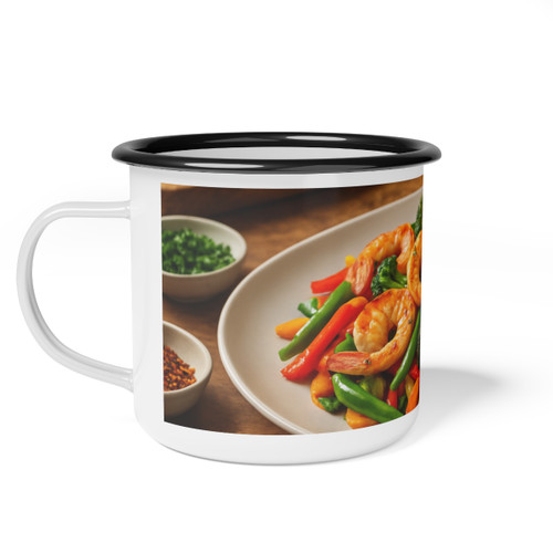 Flavorful Journeys - Enamel Camp Cup