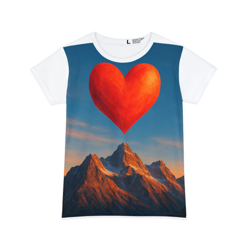 Brave Heart Rising - Women's Short Sleeve Shirt (AOP) Brave Heart Rising - Women's Short Sleeve Shirt (AOP)