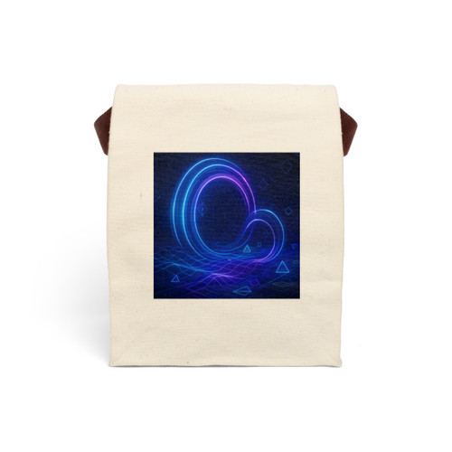 Digital Dreamscape - Canvas Lunch Bag With Strap Digital Dreamscape - Canvas Lunch Bag With Strap