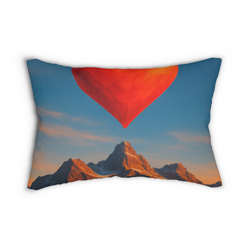 Brave Heart Rising - Spun Polyester Lumbar Pillow
