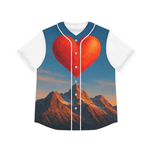 Brave Heart Rising - Women's Baseball Jersey (AOP) Brave Heart Rising - Women's Baseball Jersey (AOP)