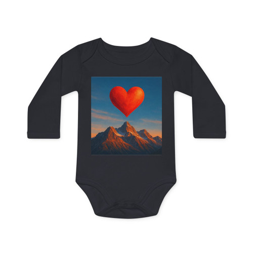 Brave Heart Rising - Baby Long-Sleeve Organic Bodysuit Brave Heart Rising - Baby Long-Sleeve Organic Bodysuit