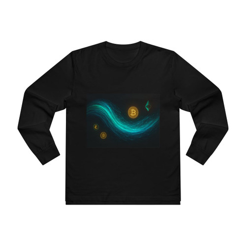Digital Currency Wave - Men’s Base Longsleeve Tee 