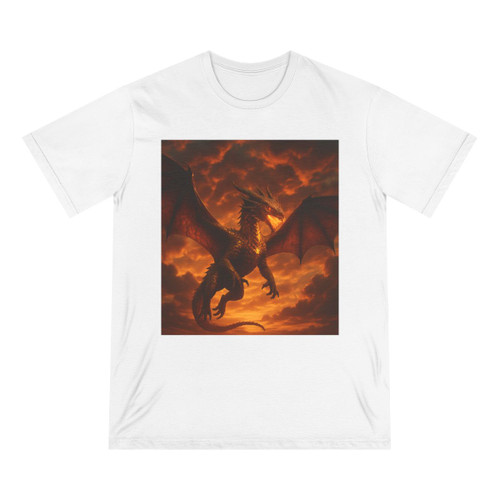 Golden Ember Serpent - Organic Staple T-shirt Golden Ember Serpent - Organic Staple T-shirt