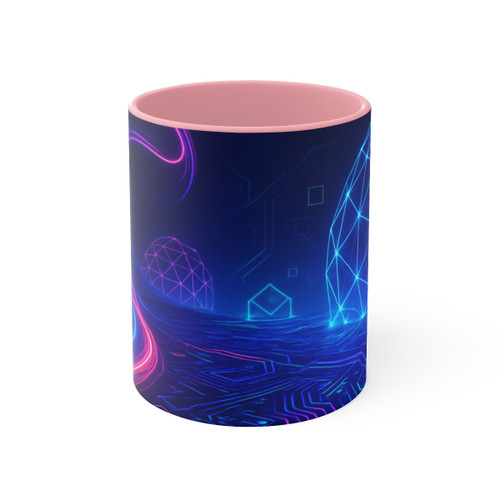 Digital Dreamscape - Accent Mugs
