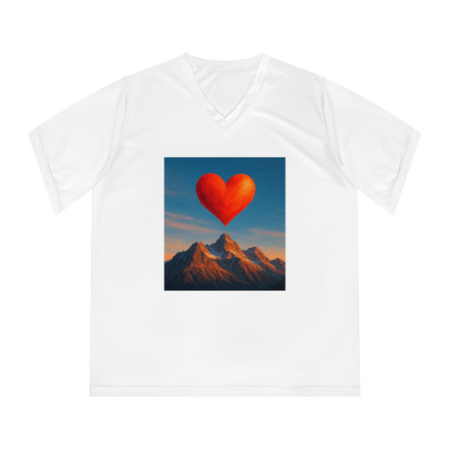 Brave Heart Rising - Women's Performance V-Neck T-Shirt