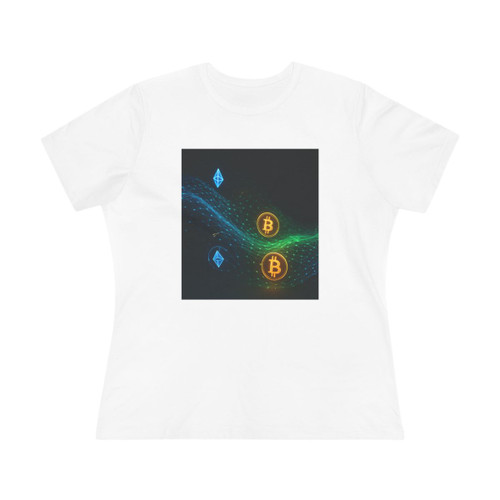Digital Currency Wave - Women's Cotton Tee