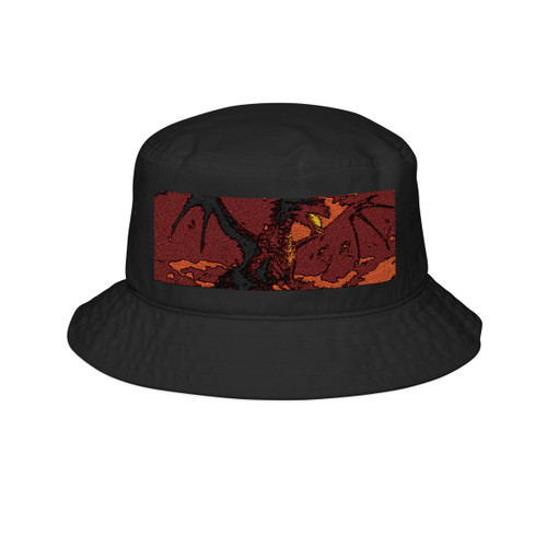 Golden Ember Serpent - Bucket Hat (Embroidery)