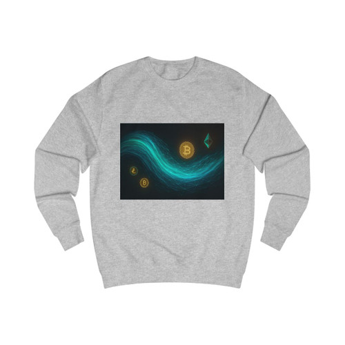 Digital Currency Wave - Unisex Sweatshirt Digital Currency Wave - Unisex Sweatshirt