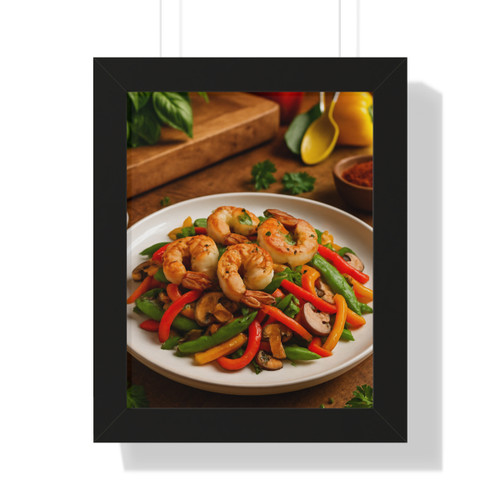 Flavorful Journeys - Framed Vertical Poster