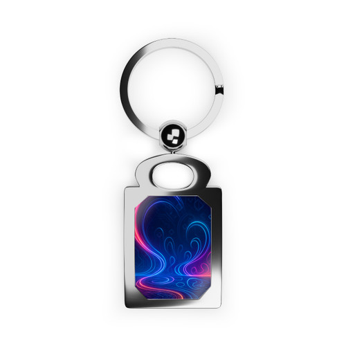 Digital Dreamscape - Rectangle Photo Keyring Digital Dreamscape - Rectangle Photo Keyring