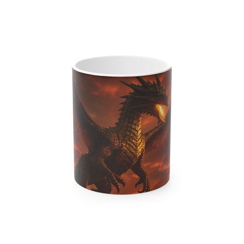 Golden Ember Serpent - Magic Mug