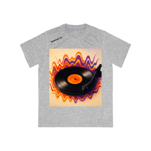 Groovy Vinyl Escape - Men's Sports T-shirt