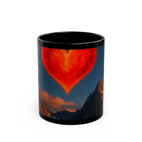 Brave Heart Rising - Black Mug (11oz, 15oz)
