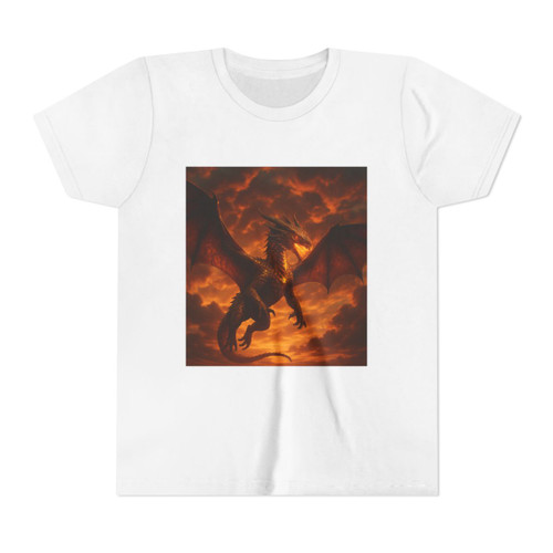 Golden Ember Serpent - Youth Short Sleeve Tee Golden Ember Serpent - Youth Short Sleeve Tee