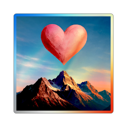 Brave Heart Rising - Holographic Die-cut Stickers