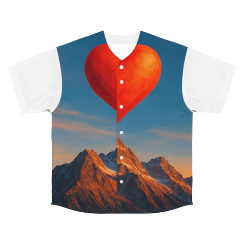 Brave Heart Rising - Men's Baseball Jersey (AOP) Brave Heart Rising - Men's Baseball Jersey (AOP)