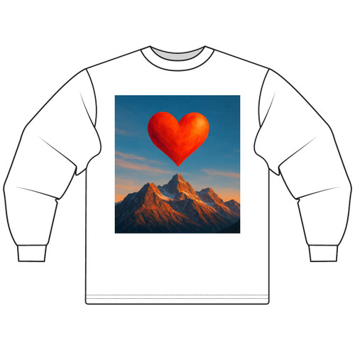 Brave Heart Rising - Unisex Long Sleeve T-Shirt Brave Heart Rising - Unisex Long Sleeve T-Shirt