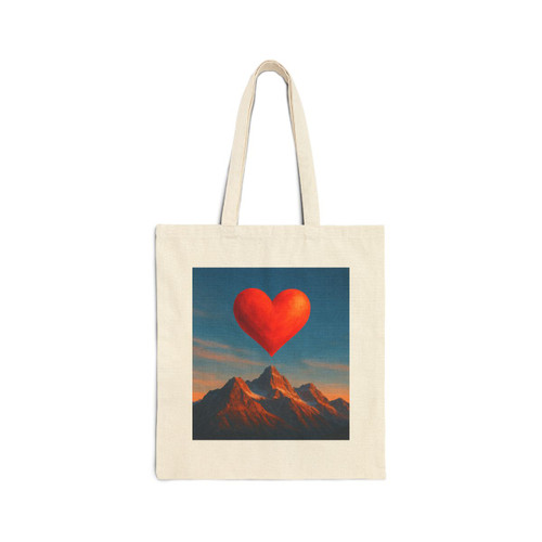 Brave Heart Rising - Cotton Canvas Tote Bag Brave Heart Rising - Cotton Canvas Tote Bag