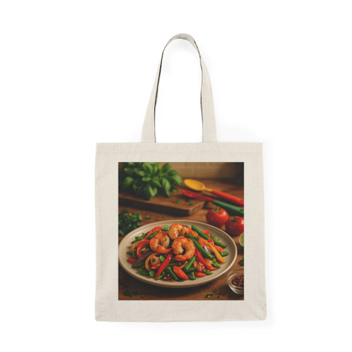 Flavorful Journeys - Natural Tote Bag Flavorful Journeys - Natural Tote Bag
