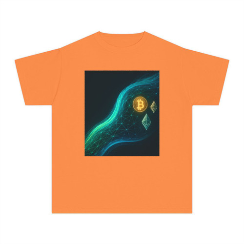 Digital Currency Wave - Youth Midweight Tee
