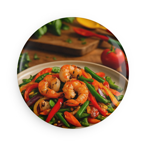 Flavorful Journeys - Button Magnet, Round (1 & 10 pcs)