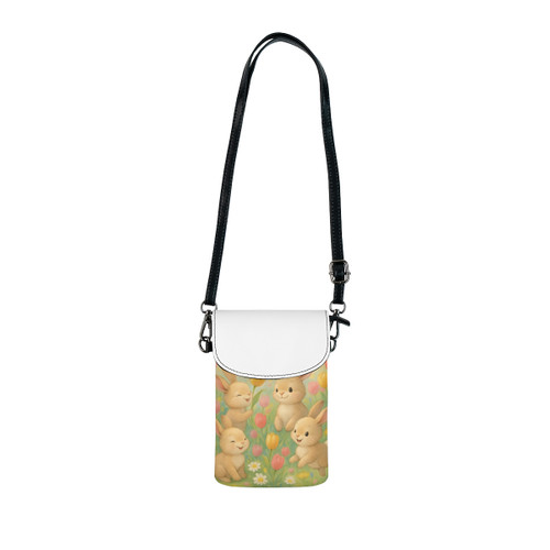 Bunny Blossom Parade - Small Cell Phone Wallet