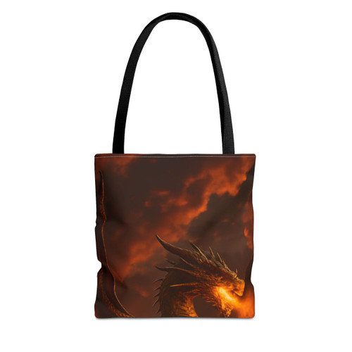 Golden Ember Serpent - Tote Bag (AOP) Golden Ember Serpent - Tote Bag (AOP)
