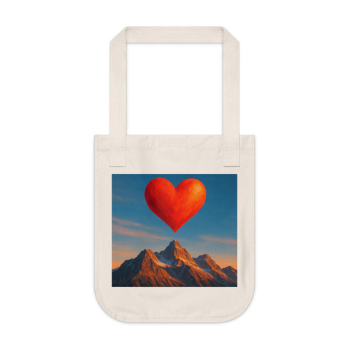 Brave Heart Rising - Organic Canvas Tote Bag Brave Heart Rising - Organic Canvas Tote Bag