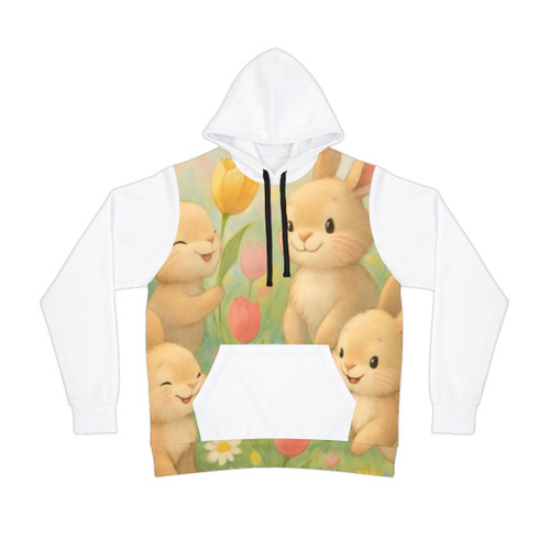 Bunny Blossom Parade - Athletic Hoodie (AOP) Bunny Blossom Parade - Athletic Hoodie (AOP)