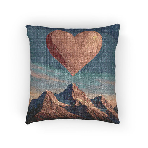 Brave Heart Rising - Woven Pillow