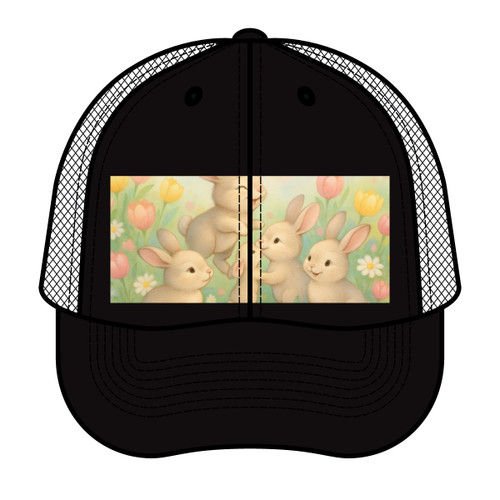 Bunny Blossom Parade - Trucker Retro Hat