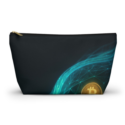 Digital Currency Wave - Accessory Pouch w T-bottom