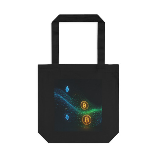 Digital Currency Wave - Cotton Tote Bag