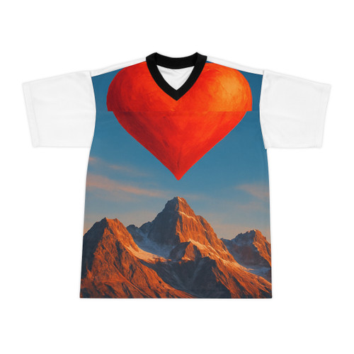 Brave Heart Rising - Unisex Football Jersey (AOP) Brave Heart Rising - Unisex Football Jersey (AOP)