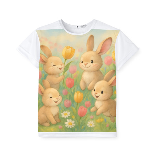 Bunny Blossom Parade - Kids Sports Jersey (AOP)
