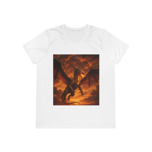 Golden Ember Serpent - Ladies Competitor Tee Golden Ember Serpent - Ladies Competitor Tee